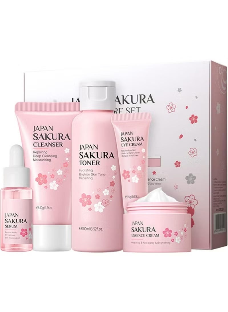 Skincare Set Skin Care for Teenage Girls Gift Set-Cleanser,Toner,Serum,Eye,Essence Serum- Facial Sets&Kits